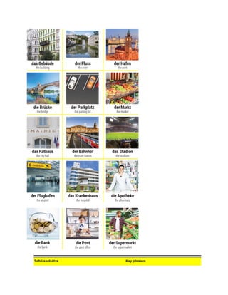Schlüsselsätze Key phrases
 