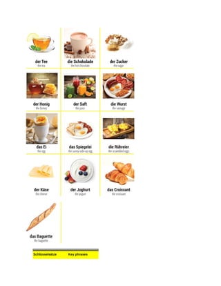 Schlüsselsätze Key phrases
 