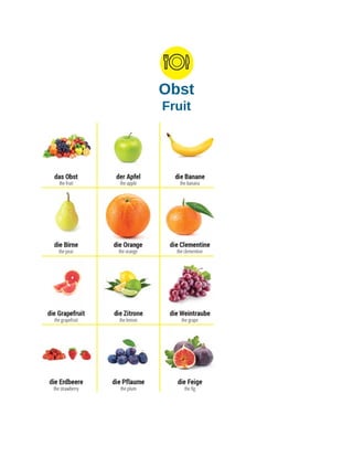 Obst
Fruit
 