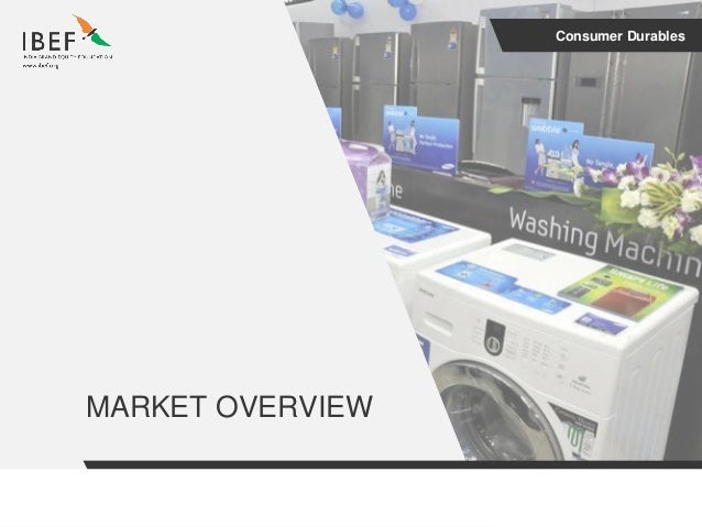 Dissertation report consumer durables