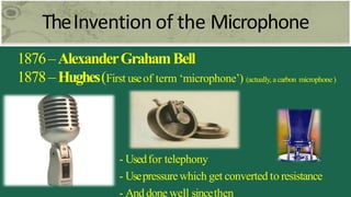 Consumer Electronics Lecture 2 microphone.pptx