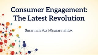 Consumer Engagement in Healthcare  |  Presentation Design Sample by Roni Ayalla, Sandpaper Productions