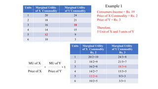 Consumer Equilibrium and Utility Maximization in Economics | PPTX