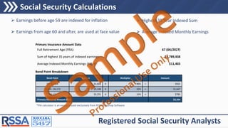 Social Security Planning | PPT