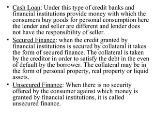 Finance Include Consumer finance ppt | PPT