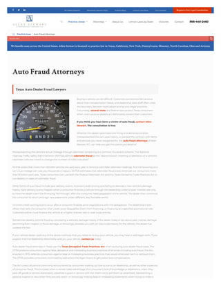 Consumer fraud attorney