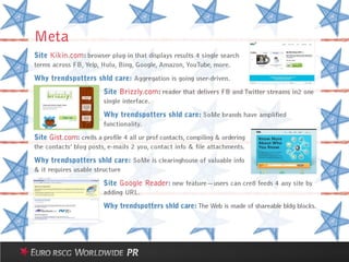 Consumer Insights and Social tools