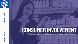 Understanding How Consumers Engage with Products
CONSUMER
ENGAGEMENT
 