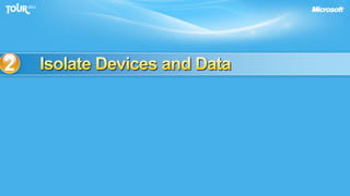Isolate Devices and Data2