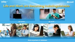 Life and Work are Becoming IndistinguishableAt home…At work…And anywhere in between
