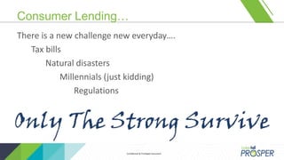 Consumer Lending: Now What??!!
