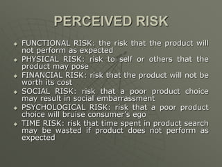 Services Perceived Risks Consumer perception (1) | PPT