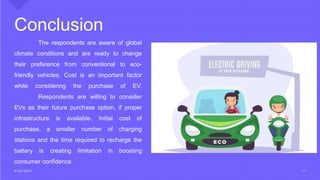 Consumer perception of electrical vehicles in India | PPTX