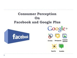 Consumer Perception
          On
Facebook and Google Plus
 