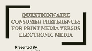print media versus electronic media
