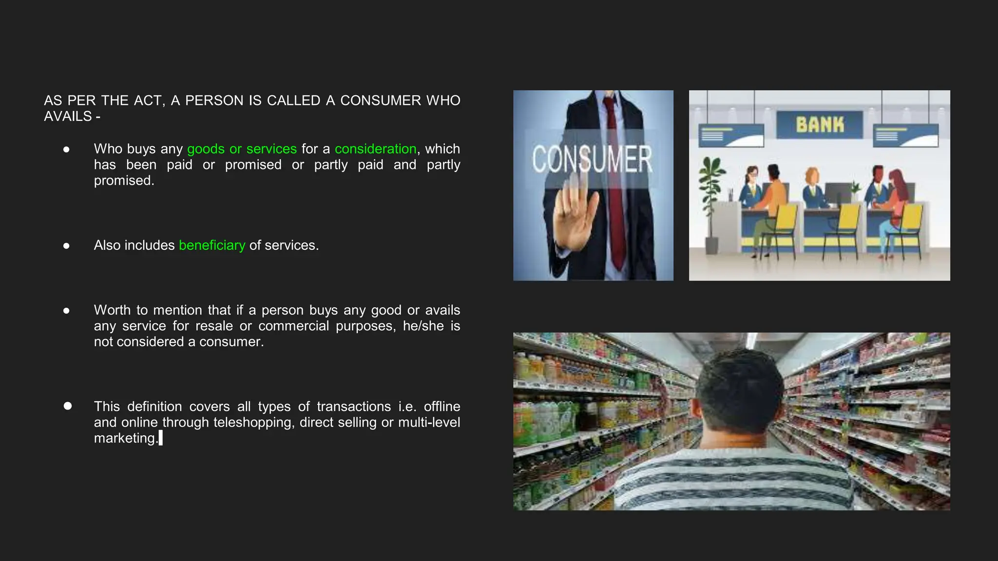 Consumer Presentation Act 2019 presentation | PPTX