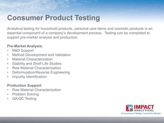 Consumer Product Testing Services | PPTX