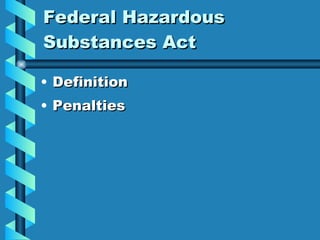 Federal Hazardous Substances Act Definition Penalties 