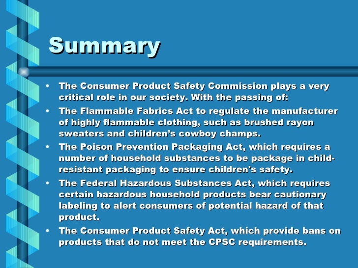 Consumer Product Safety Commission[1]