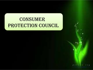 Consumer
protection council

 