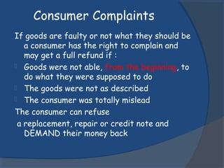 Consumer protection | PPT