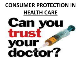 CONSUMER PROTECTION ACT - INDIA | PPTX