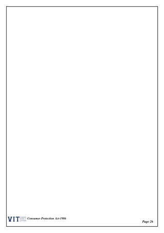 Page 26
Consumer Protection Act-1986
 
