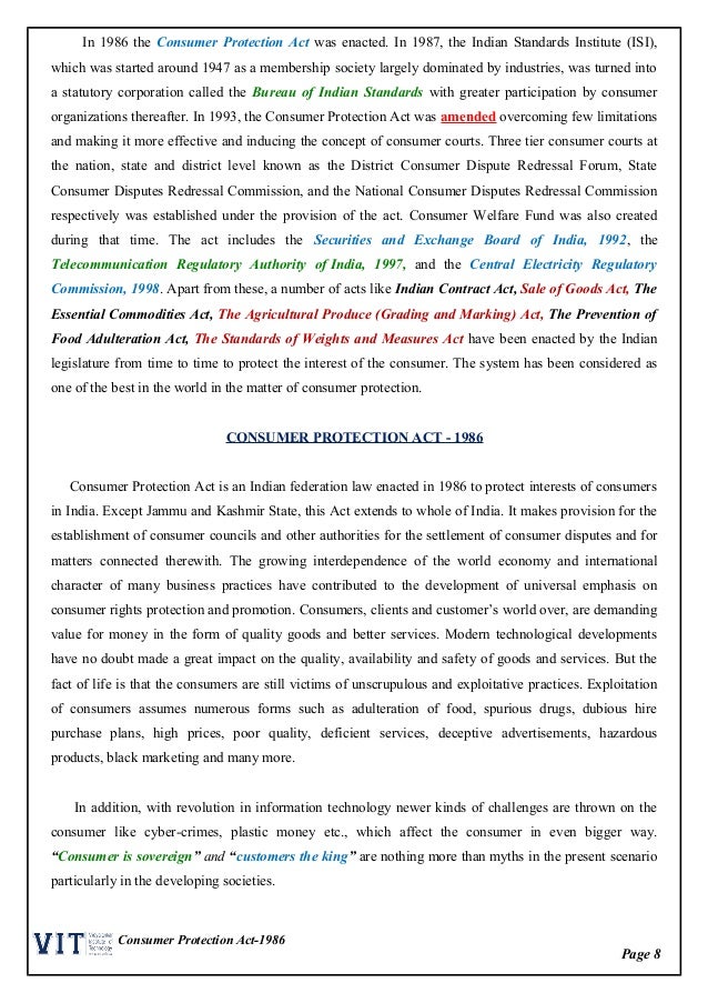 australian consumer protection legislation essay This essay will examine key aspects of the recent implementation of the australian consumer law (acl) 2011, which is the largest overhaul in consumer law in australia. australian consumer protection legislation essay This essay will examine key aspects of the recent implementation of the australian consumer law (acl) 2011, which is the largest overhaul in consumer law in australia.