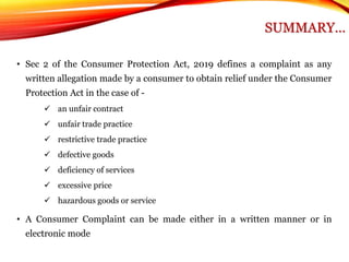 Consumer Protection Act, 2019