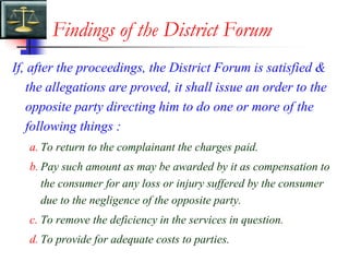 CONSUMER PROTECTION ACT & Its RELEVANCE IN INDIA.ppt