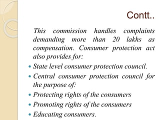 Commission Protection Consumer protection act | PPTX