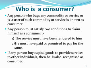 Consumer protection act presentation | PPTX