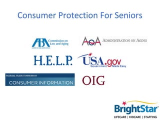 Consumer Protection For Seniors
 