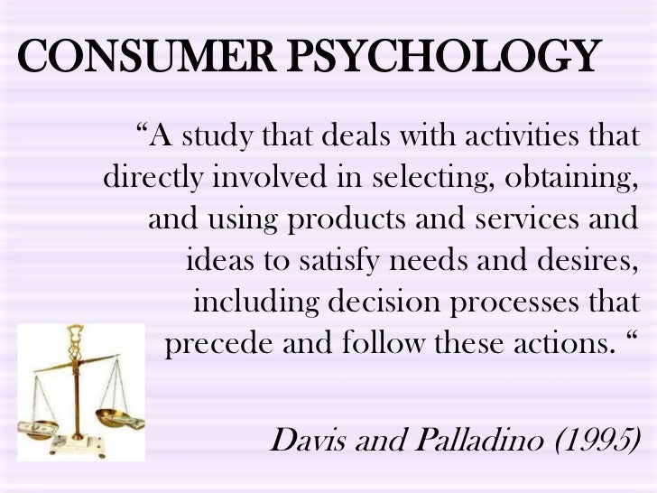 consumer psychology