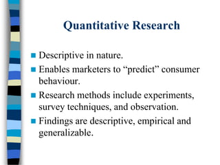 Consumer Research process and its detail | PPT | Education