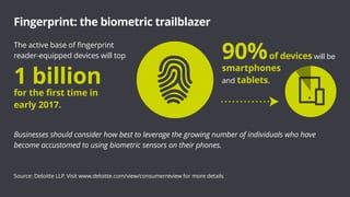 Fingerprint: the biometric trailblazer
Businesses should consider how best to leverage the growing number of individuals w...