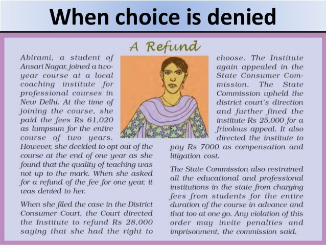 Short case study on consumer rights image