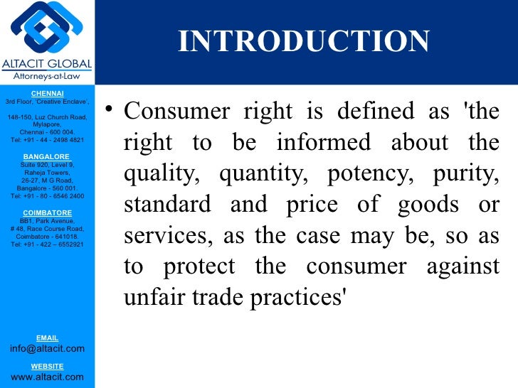 Consumer rights in india