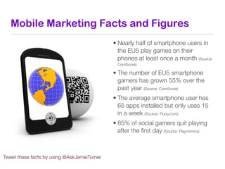 Mobile Marketing Facts and Figures
                                             • Nearly half of smartphone users in
     ...