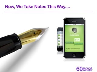 Now, We Take Notes This Way....
 