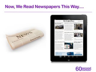 Now, We Read Newspapers This Way....
 