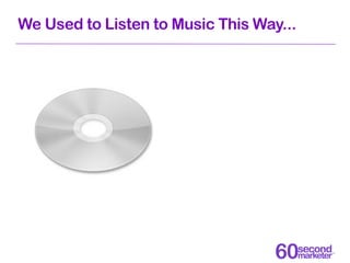 We Used to Listen to Music This Way...
 