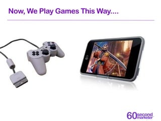 Now, We Play Games This Way....
 