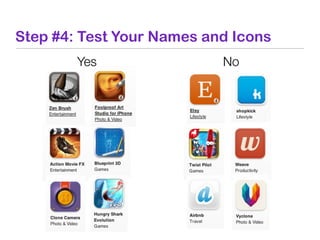Step #5: Get Featured on App Review Sites

• PocketFullOfApps   • PocketGamer
• Mashable           • AppShopper
• TechCrun...