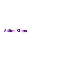 Action Steps
 