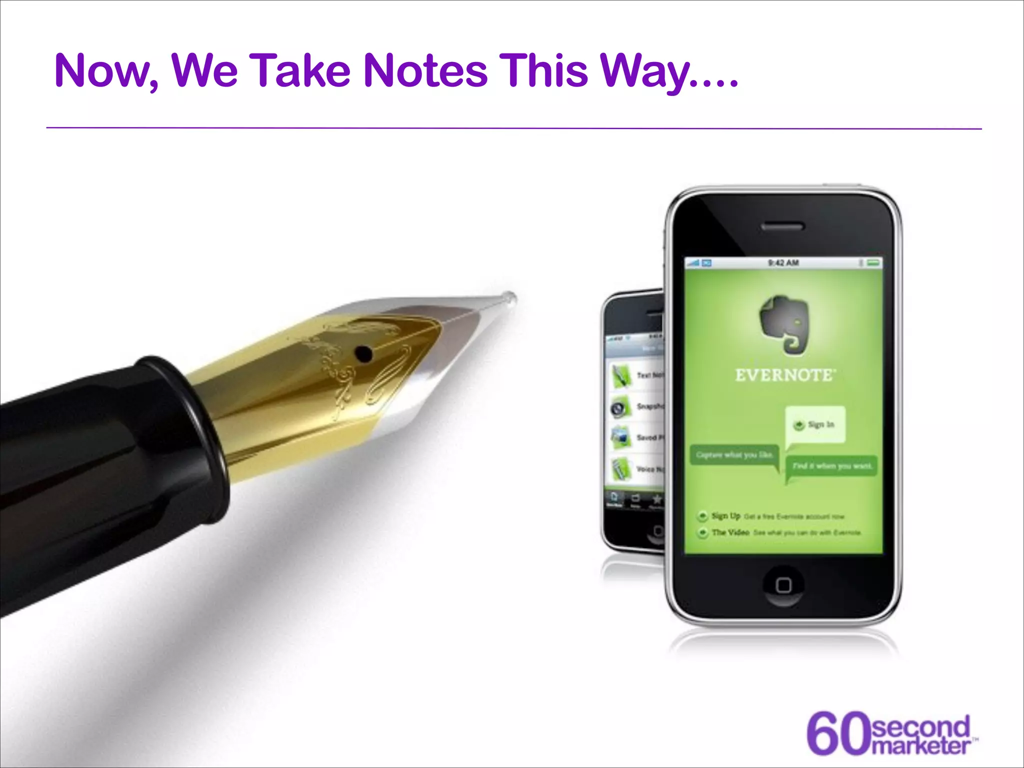 Now, We Take Notes This Way....

 