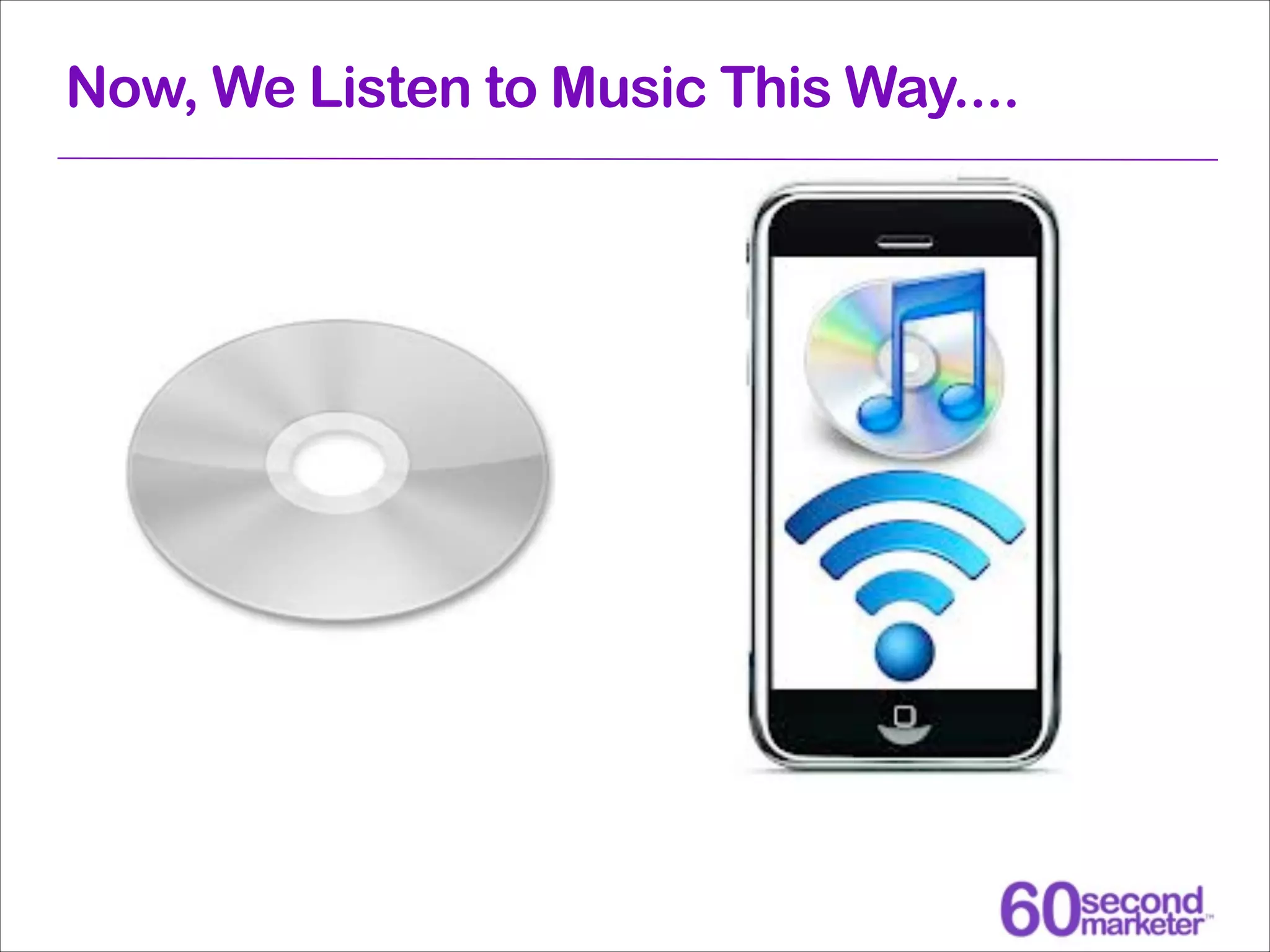 Now, We Listen to Music This Way....

 