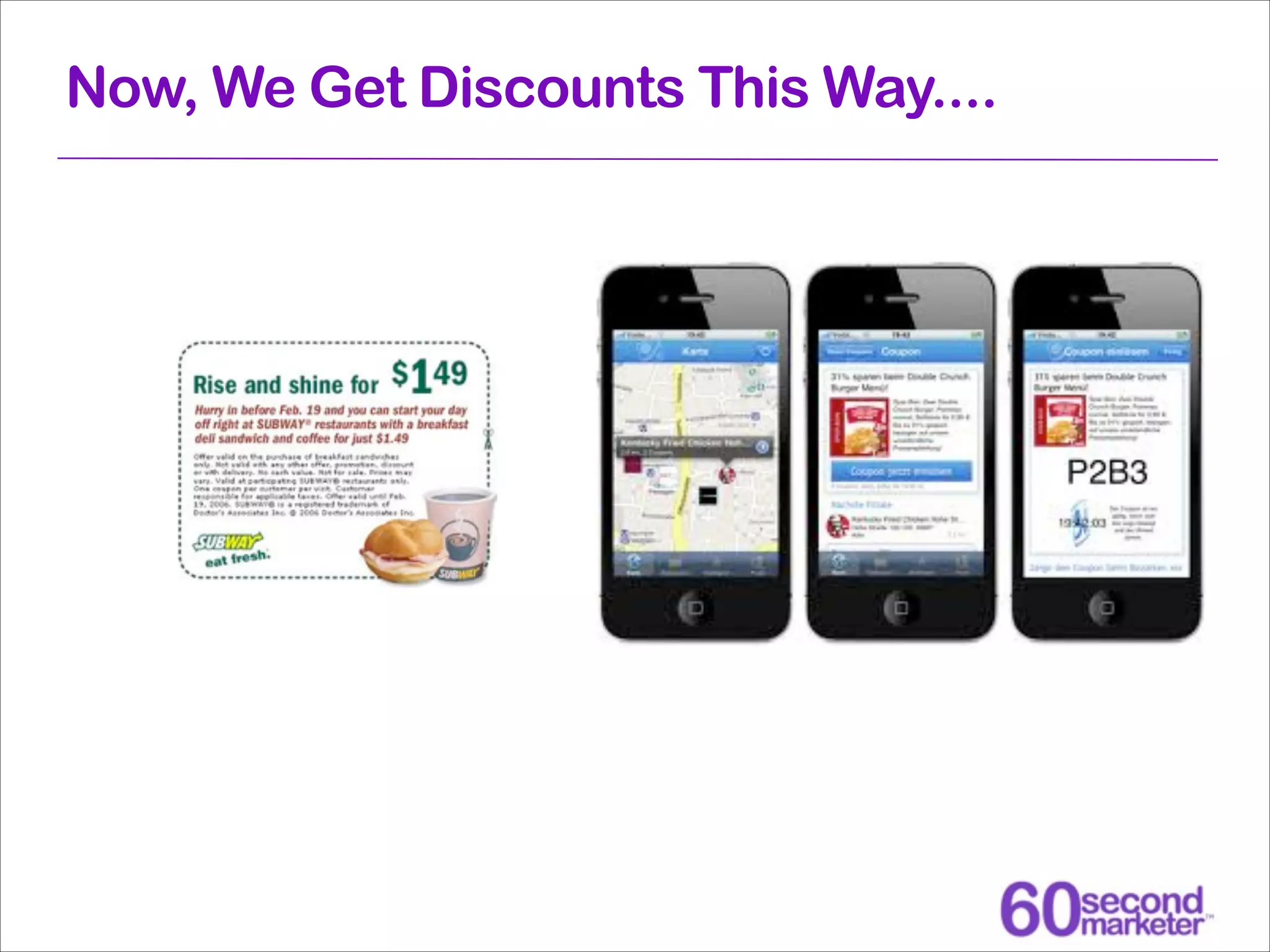 Now, We Get Discounts This Way....

 