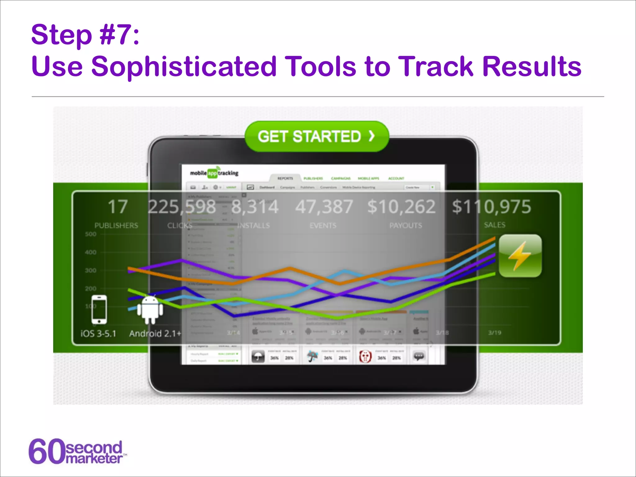 Step #7:
Use Sophisticated Tools to Track Results

 