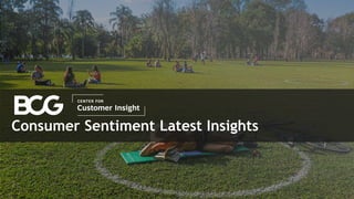 0
Copyright
©
2020
by
Boston
Consulting
Group.
All
rights
reserved.
Consumer Sentiment Latest Insights
 